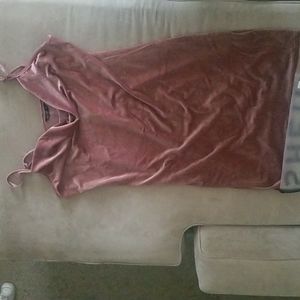 Shein Curve Pink Velour Dress 3X